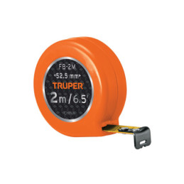 FB-2M Flexómetro de bolsillo 2 m cinta 13 mm, TRUPER
