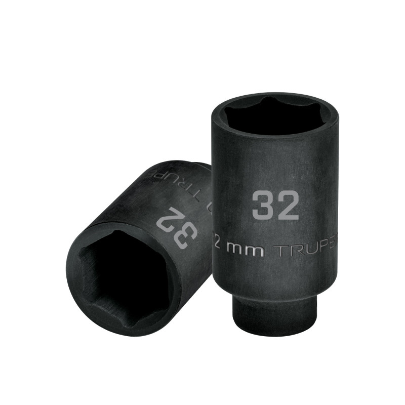 D-7332-ML Dado largo impacto de 32 mm, 6 puntas, cuadro 1/2', Truper D-7332-ML Dado largo impacto de 32 mm, 6 puntas, cuadro 1/2', Truper