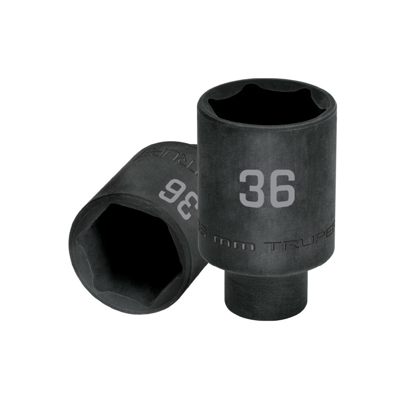 D-7336-ML Dado largo impacto de 36 mm, 6 puntas, cuadro 1/2', Truper D-7336-ML Dado largo impacto de 36 mm, 6 puntas, cuadro 1/2', Truper