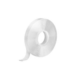 CDR-310 Cinta nano doble cara reutilizable, transparente 3 m x 10 mm