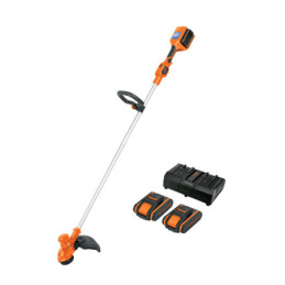DESI-40A Desbrozadora inalámbrica 40V, 2 baterías 2Ah,1 carg.dual,PRO
