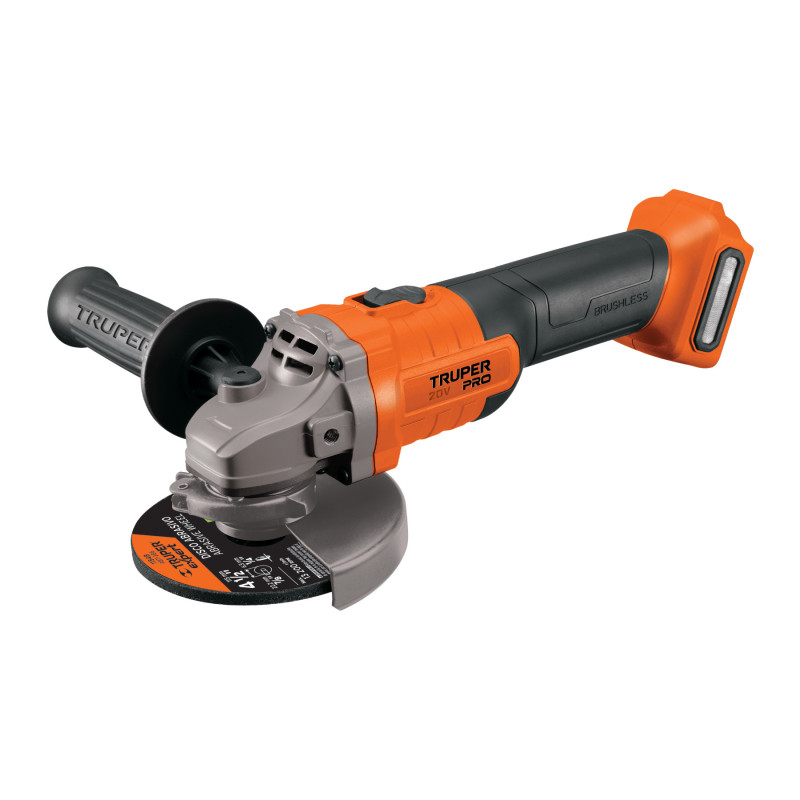 ESMI-20AS Esmeriladora 4-1/2', 20V, sin accesorios, TRUPER PRO