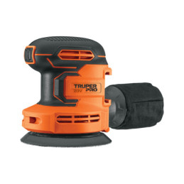 LIRI-20AS Lijadora roto-orbital 5', 20V, sin accesorios, TRUPER PRO