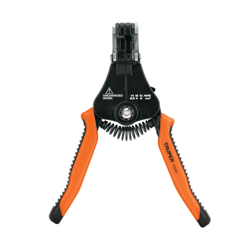 PE-CA-65 Pinza 6.5' pela cables automática, 14 a 10 AWG, TRUPER PE-CA-65 Pinza 6.5' pela cables automática, 14 a 10 AWG, TRUPER