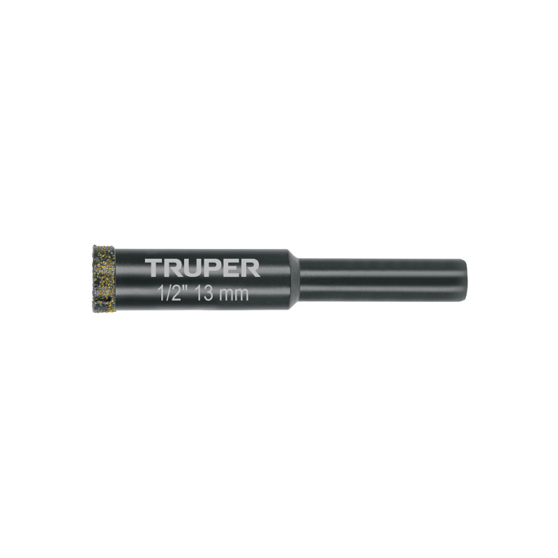 BD-12 Broca diamantada 1/2' (13 mm), TRUPER BD-12 Broca diamantada 1/2' (13 mm), TRUPER