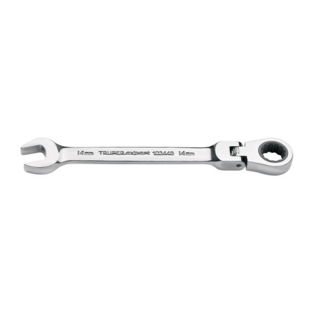 LL-2014MXF Llave combinada con matraca 14 mm flexible, Expert