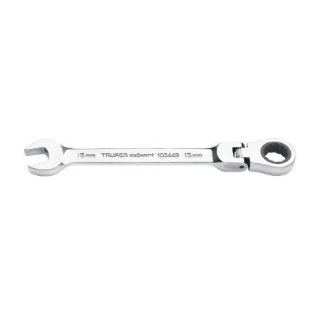 LL-2015MXF Llave combinada con matraca 15 mm flexible, Expert