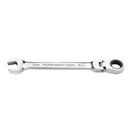 LL-2018MXF Llave combinada con matraca 18 mm flexible, Expert