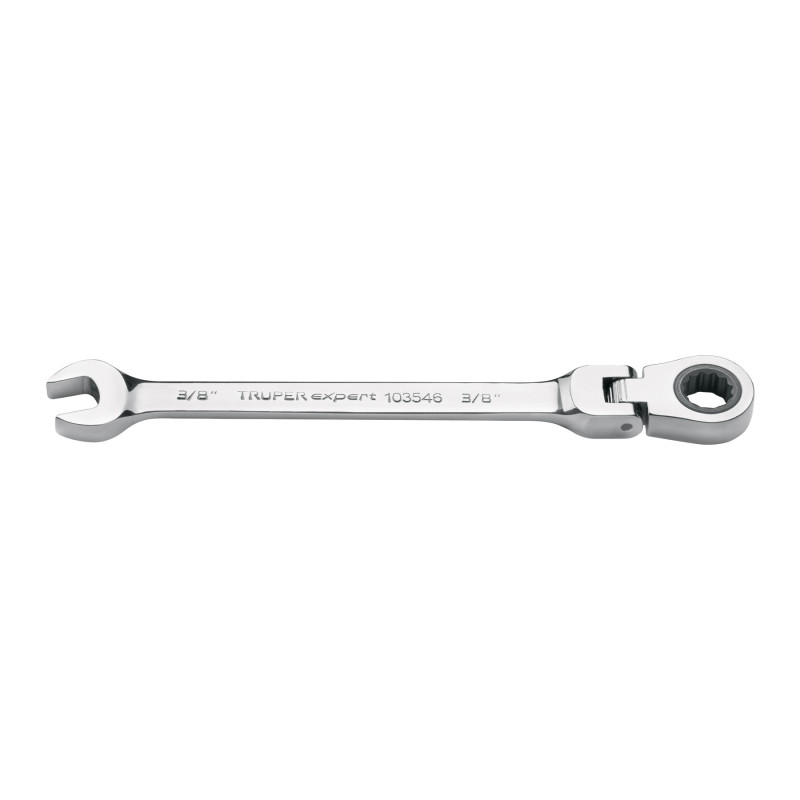 LL-2012XF Llave combinada con matraca 3/8' flexible, Expert