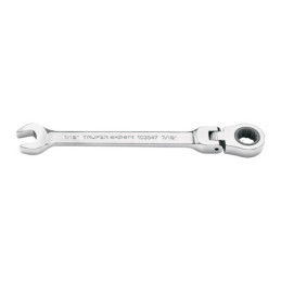 LL-2014XF Llave combinada con matraca 7/16' flexible, Expert
