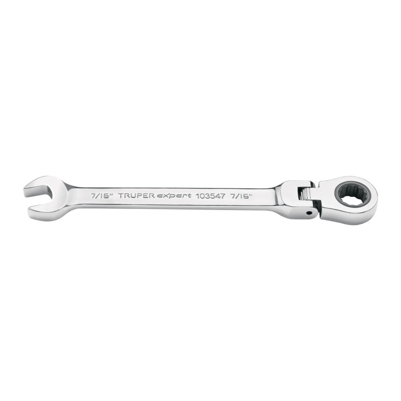 LL-2014XF Llave combinada con matraca 7/16' flexible, Expert LL-2014XF Llave combinada con matraca 7/16' flexible, Expert