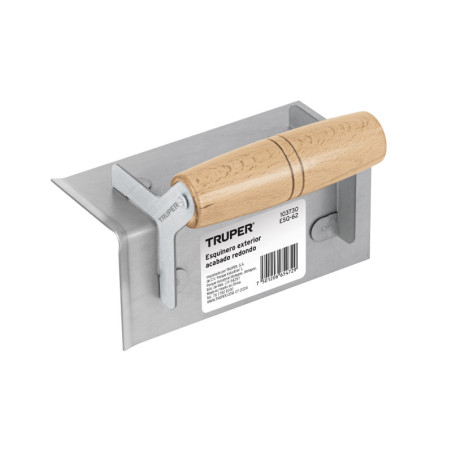 ESQ-62 Esquinero exterior, para acabado redondeado, Truper