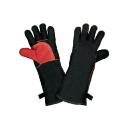 GU-520 Guantes negros reforzados para soldador, TRUPER EXPERT