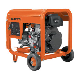 GEN-60D Generador portátil 6 kW motor a diesel, TRUPER