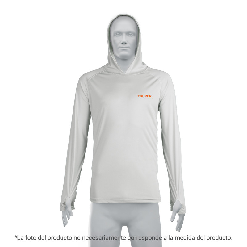 PPS-XG Playera protección solar,m. larga, c/gorro,hombre,EG, TRUPER PPS-XG Playera protección solar,m. larga, c/gorro,hombre,EG, TRUPER