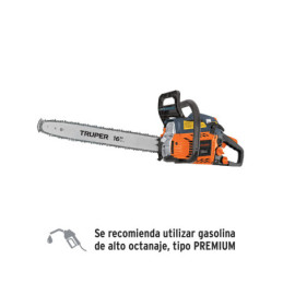 MOT-3816 Motosierra 38 cc a gasolina con barra de 16', Truper