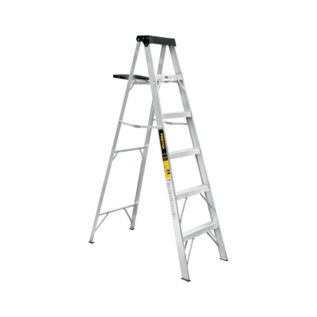 EST-35P Escalera de tijera tipo III 5 escalones y bandeja, PRETUL