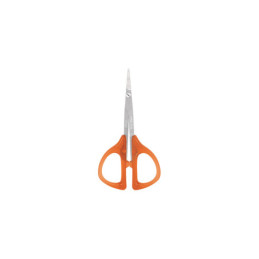 UNA-438P Tijera para manicure 3-1/2', mgo plastico, punta fina,PRETUL