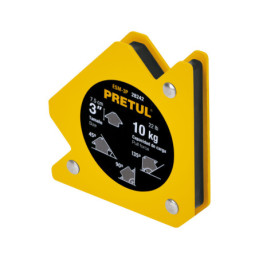 ESM-3P Escuadra magnética p/soldar, 3', capacidad 10 kg, PRETUL