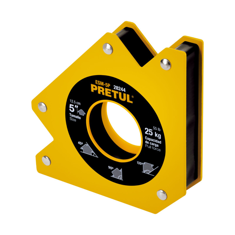 ESM-5P Escuadra magnética p/soldar, 5', capacidad 25 kg, PRETUL ESM-5P Escuadra magnética p/soldar, 5', capacidad 25 kg, PRETUL