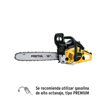MOT-4516P Motosierra 45 cc a gasolina con barra de 16', Pretul
