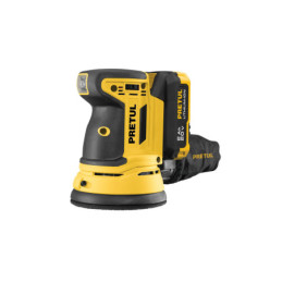 LIRI-20P Lijadora roto-orbital 5', 20V, 1 batería 2Ah, PRETUL