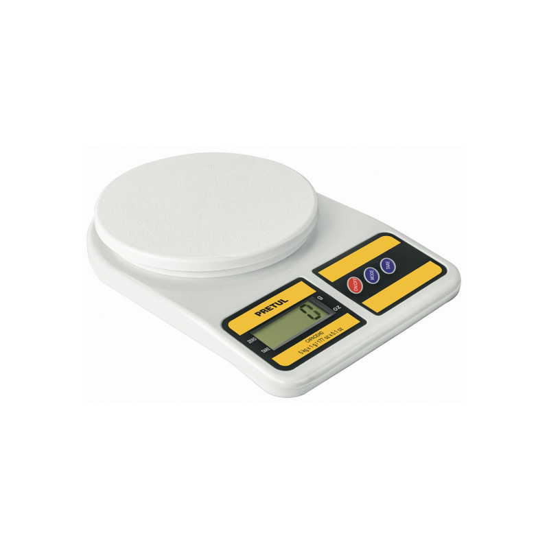 BASE-5EPP Báscula digital para cocina, plato de poliprop, 5 kg, Pretul BASE-5EPP Báscula digital para cocina, plato de poliprop, 5 kg, Pretul