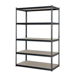 ESME-602 Estante metálico 5 repisas MDP cap. 60 Kg,180x60x120, PRETUL