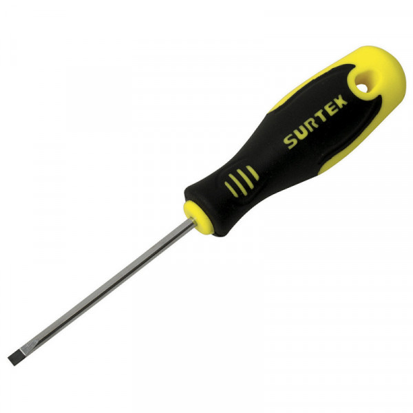 D222 SURTEK Destornillador bimaterial miniatura barra redonda punta cabinet 1/8 x 2-1/2" Surtek | DIHERESA