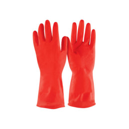 GU-346 Guantes de látex para limpieza, rojos, CH, Pretul