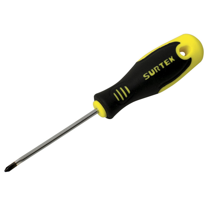 D242 SURTEK Destornillador bimaterial miniatura barra redonda punta Phillips -0 1/8 x 2 1/2" Surtek | DIHERESA D242 SURTEK Destornillador bimaterial miniatura barra redonda punta Phillips -0 1/8 x 2 1/2" Surtek | DIHERESA