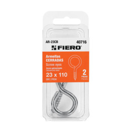 AR-23CB Blíster con 2 armellas cerradas de 23 x 110, FIERO