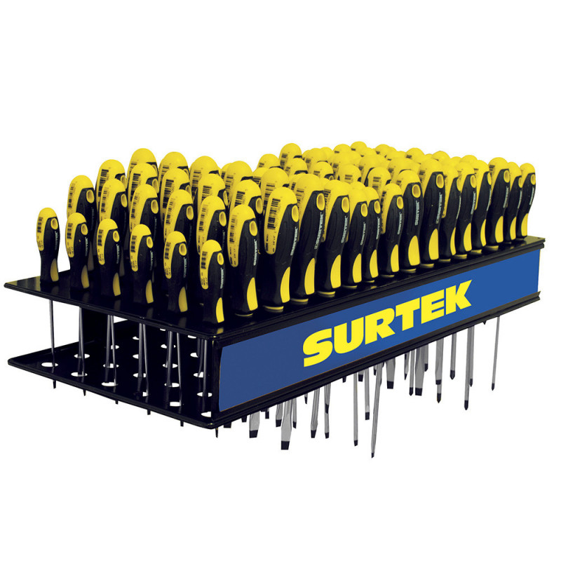 126157 SURTEK Despachador con 96 destornilladores bimaterial Surtek | DIHERESA 126157 SURTEK Despachador con 96 destornilladores bimaterial Surtek | DIHERESA
