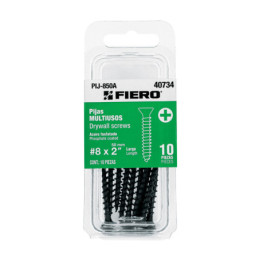 PIJ-850A Blíster con 10 pijas multiusos, #8 x 2' , FIERO