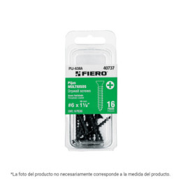 PIJ-1050A Blíster con 8 pijas #10 x 2' multiusos, FIERO