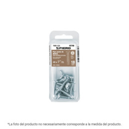 PIBR-2CA Blíster con 10 pijas cabeza cruz, punta broca 2', FIERO