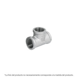 CG-807 Tee sencilla acero galvanizado 1/4', FOSET