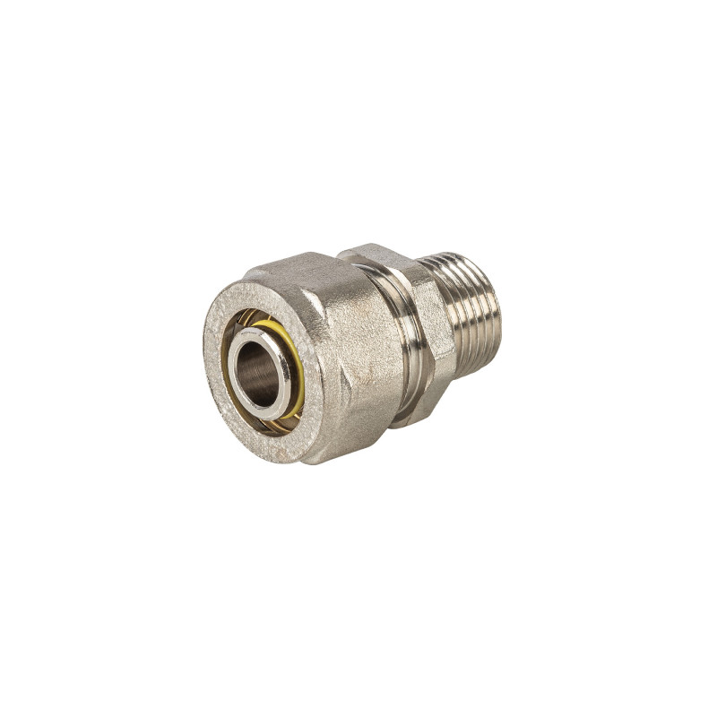 PPG-3838NM Conector para PEALPE, 3/8x3/8', con rosca macho, FOSET