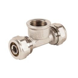 PPG-3812TH Tee para PEALPE,3/8x1/2x3/8',con rosca hembra central, FOSET