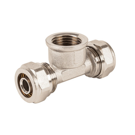 PPG-3812TH Tee para PEALPE,3/8x1/2x3/8',con rosca hembra central, FOSET