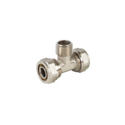 PPG-3812TM Tee macho para PEALPE, 3/8x1/2x3/8', FOSET