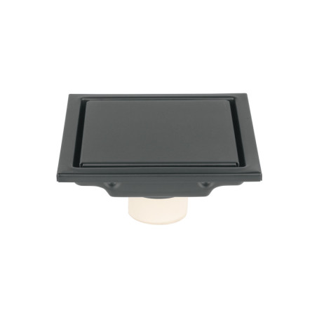RS-703M Resumidero reversible 4', anti olores, acero inox, negro, AQ