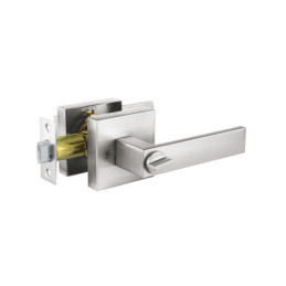CEMA-23B Cerradura manija 'Módena' p/baño, cromo mate, HERMEX