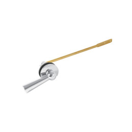 PW-026 Palanca frontal metálica cromada clásica para WC, FOSET