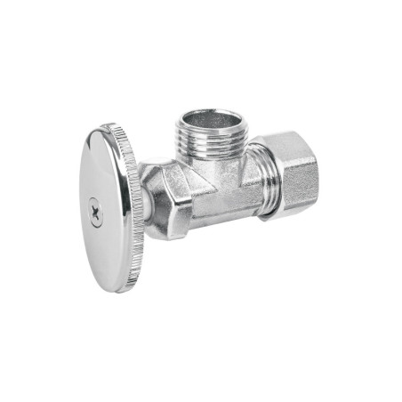 ANG-03P Llave angular 1/2', multivuelta, barrilito, BASIC