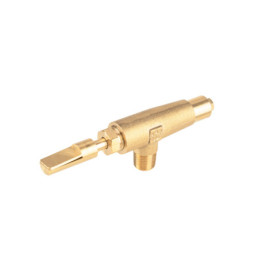 VGH-557 Válvula horizontal de latón 1/8' gas LP, alta presión, FOSET