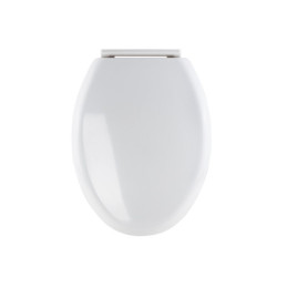 AWC-45OB Asiento alargado p/ WC one piece, cierre lento, blanco, AQUA