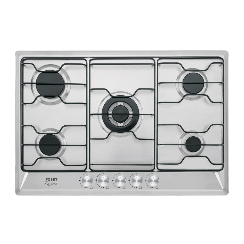 PAE-5F Parrilla gas empotrable 75cm, 5 quem, inox, esmalte, FOSET PAE-5F Parrilla gas empotrable 75cm, 5 quem, inox, esmalte, FOSET