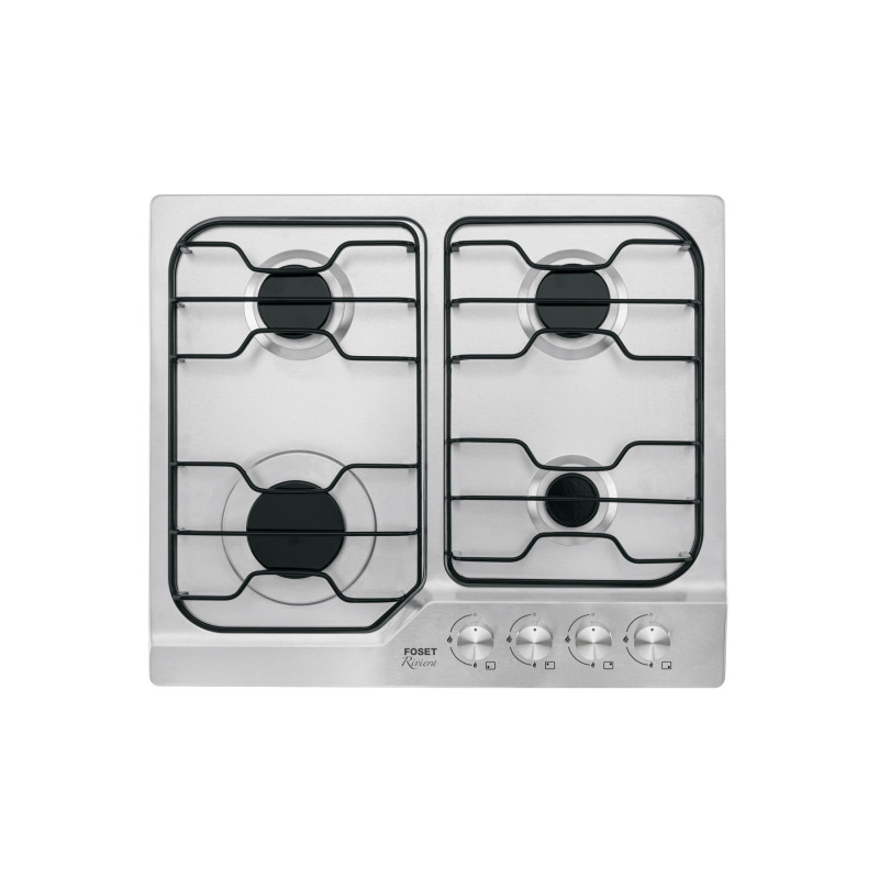PAE-4F Parrilla gas empotrable 60cm, 4 quem, inox, esmalte, FOSET PAE-4F Parrilla gas empotrable 60cm, 4 quem, inox, esmalte, FOSET