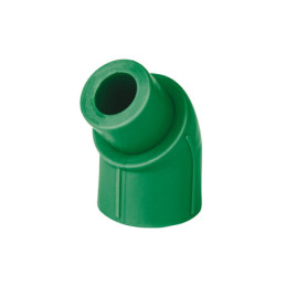 CV-871 Codo 45° de PPR, 1/2' (20mm), macho-hembra, FOSET